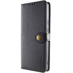 Шкіряний чохол-книжка Getman Gallant (PU) для Motorola Moto G15 Power / G17 Power Чорний - мініатюра 4