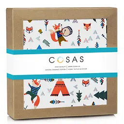 Пелюшки фланелеві Cosas Fox Wigwam 100х120 см (FlannelDiapers_FoxWigwam_100x120) - мініатюра 2