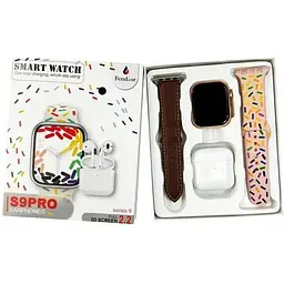 Смарт-годинник Fendior S9 Pro+TWS Gold - мініатюра 4