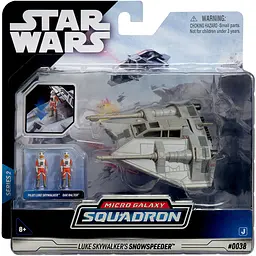 Ігрова колекційна фігурка Star Wars Micro Galaxy Squadron Snowspeeder (Luke Skywalker) 12.5 см (SWJ0023) - мініатюра 5