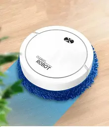 Пилосос-робот круглий акумуляторний 3 в 1 Vacuum 8088 cleaner LY-541 - мініатюра 2