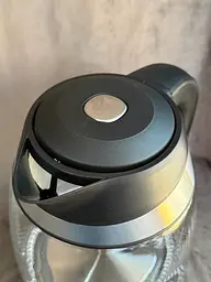 Дисковий скляний електрочайник Grunhelm EKG-25012 1,8л 2200Вт Чорний/Сірий - мініатюра 7