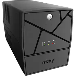Джерело безперебійного живлення NJOY Keen 1500 (UPLI-LI150KE-CG01B) Lin.int., AVR, 4 x евро, пластик - мініатюра 2