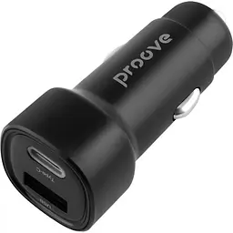 Автомобільний зарядний пристрій Proove Flash USB-C to USB-А 48W Black (CCFL48111201) [131659] - мініатюра 2