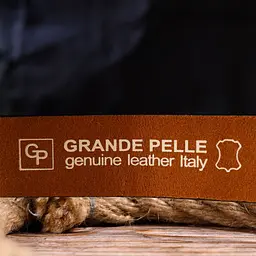 Ремінь для чоловіків у стилі мілітарі з натуральної шкіри Grande Pelle 21478 коричневий 120 см - мініатюра 9