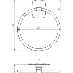 Тримач рушників Perfect Sanitary Appliances RM 1003 - мініатюра 3