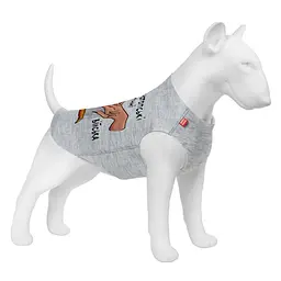 Футболка для собак WAUDOG Clothes з малюнком «Конотопські чарівні війська» S30, ширина 54–60 см, обхват грудей 33–38 см