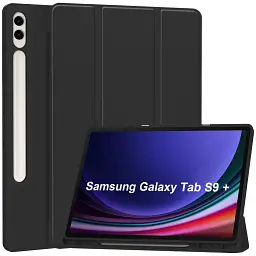 Чохол with Slot for Stylus для для Samsung Galaxy Tab S9+ / S9+ FE / S10+ 12.4" Чорний