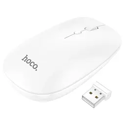Бездротова миша Hoco GM15 Art Dual-Mode Business Wireless Mouse White - мініатюра 2
