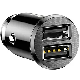 Автомобільний зарядний пристрій Baseus Grain Pro 2USB 4.8A CCALLP-01 Black - мініатюра 5