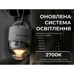 Насос-ліхтар кемпінговий Flextail Tiny Pump 3X, білий - мініатюра 13