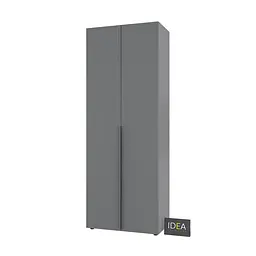 Шафа для одягу з однією штангою С-8.1 Асфальт/Асфальт Idea - мініатюра 3