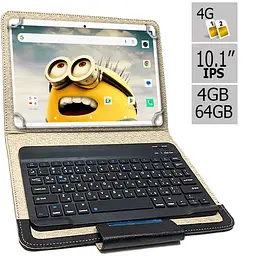 Планшет-телефон Hoozo S 464 LTE Gold 4GB/64GB IPS 10.1'' + Чохол з клавіатурою Bluetooth - мініатюра 2