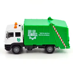 Автомодель TechnoDrive City service Сміттєвоз зелена (510705.270) - мініатюра 2