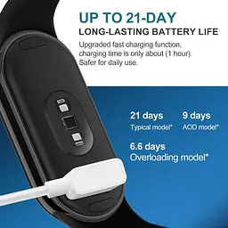 Фітнес-браслет Xiaomi Smart Band 10 Midnight Black (BHR07PYGL) - мініатюра 8