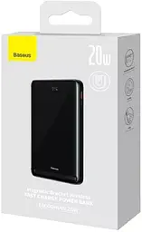Повербанк Baseus 10000 mAh 20W (PPCX000003) Black (MagSafe) - мініатюра 5