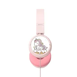 Навушники дитячі дротові накладні HAVIT H231d Pink HAVIT (28347-000) - мініатюра 4