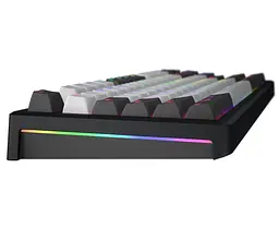 Клавіатура ігрова механічна HATOR HTK-4180 Wireless UA Skyfall 80 PRO Black-White Aurum Vanila Silent switches - мініатюра 5