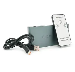 HDMI світч VEGGIEG VHD10 Switch HDMI 3x1, HDTV 2.0 4K - мініатюра 3