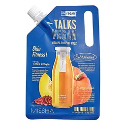 Ночная маска Missha Talk Vegan Squeeze Skin Fitness, 10 г