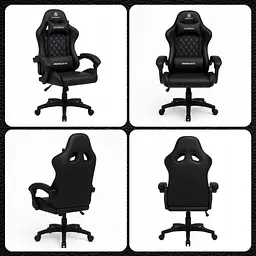 Крісло геймерське Memseats офісне Black (100019) - мініатюра 4