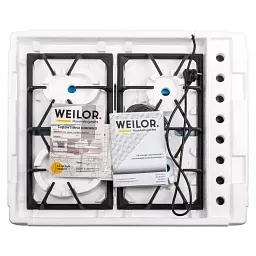 Поверхня газова на металі Weilor GM W 634 SS - мініатюра 10