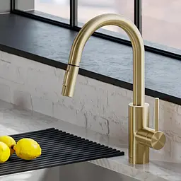 Змішувач для кухні Kraus Oletto золотий KPF-2620BB, Золотий - мініатюра 4