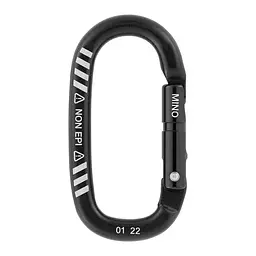 Карабін Petzl Mino Black/White (1052-M007AA00) - мініатюра 2