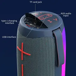 Портативна акустика WiWU Thunder P40 Dark Blue [136717] - мініатюра 9