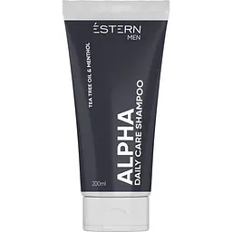 Шампунь-гель для душу Estern Men Alpha Daily Care Shampoo 2 в 1 для чоловіків для щоденного використання з ментолом 200 мл 