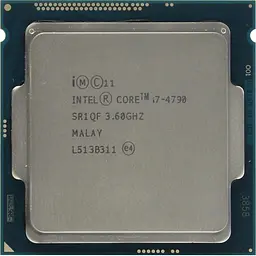 Процесор Intel Core i7 4790 (CM8064601560113) (Socket 1150, 8T, 4.0 ГГц, Tray) Б/в