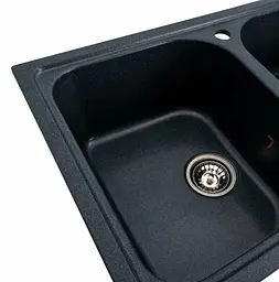 Кухонна мийка Platinum 7950 EQUATORIA матова Антрацит (SP000035780) - мініатюра 4