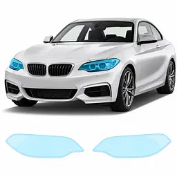 Антигравійна захисна бронеплівка за лекалами для BMW 2 Series F22 2014-2021 - оптика (фари та ПТФ)