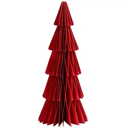 Ялинка декоративна паперова МВМ My home 250х100 мм S темно-червона (DH-NY-91 S DARK RED)