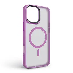 Чехол для Apple iPhone 16 Pro Max, Uniq MagCase, розовый, противоударный, панель-накладка с MagSafe, ударопрочный TPU+PC, с магнитом MagSafe, поддержка полноценной беспроводной зарядки, ArmorStandart (ARM79514) - мініатюра 2