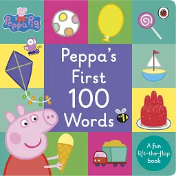 Peppa’s First 100 Words. An early-learning lift-the-flap book for toddlers - Lauren Holowaty - мініатюра 1