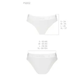Трусики із прозорою вставкою Passion Panties white L - мініатюра 3