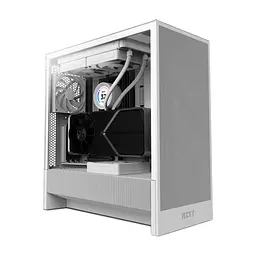 Корпус для ПК NZXT H5 Flow Compact All White (CC-H52FW-01)