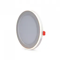 LED світильник вбудований з декоративною підсвіткою VIDEX DL4R 12W+4W 5000K+2700K 220V - мініатюра 4