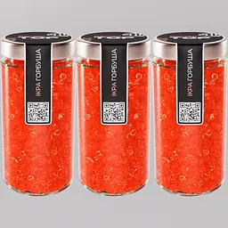 Ікра "Горбуша+Горбуша+Горбуша" CapsFood імітована в Банці 500+500+500 г