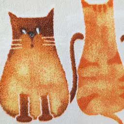 Плед Love You Коти флісовий 150x200 см бежевий (8183) - мініатюра 4