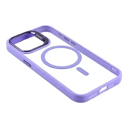 Чохол із підставкою MagSafe TPU PC Metal Stand Case Apple iPhone 15 Pro Max Purple - мініатюра 3