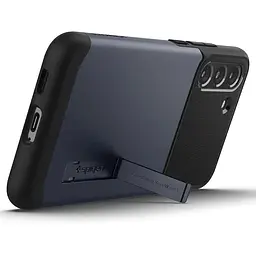 Оригінальний чохол із підставкою Spigen Slim Armor для Samsung Galaxy S22 Plus (6.6") Slate (ACS03978) - мініатюра 6