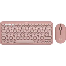 Комплект (клавіатура + миша) Logitech Pebble 2 Combo Rose (920-012241) UA [141508]