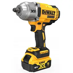 DeWALT Гайковерт ударний DeWalt XR Li-Ion 18В акб 2х5А·рік 1898Нм 2300об/хв 2200уд/хв 1/2" ЗП кейс 2.9кг