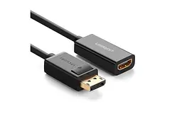 Конвертер Ugreen DisplayPort to HDMI 1080P 15 см Black (MM137) - мініатюра 4