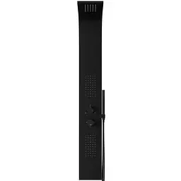 Душова панель Corsan Festo black S046MBL, Чорний матовий - мініатюра 4