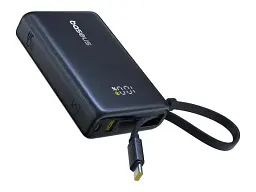 Зовнішній акумулятор (павербанк) BASEUS PicoGo Digital Display 10000mAh 45W Black (P10076803123-00) - мініатюра 2