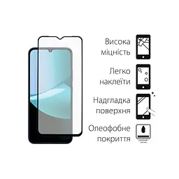 Скло захисне Dengos Full Glue Xiaomi Redmi 15C Black (TGFG-414) - мініатюра 2