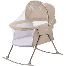 Детская кроватка колыбель KiderKraft Lovi Beige